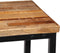 vidaXL - Wandtafel - 90x30x76 - cm - massief - gerecycled - teakhout