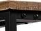vidaXL - Wandtafel - 90x30x76 - cm - massief - gerecycled - teakhout
