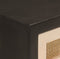 vidaXL - Wandtafel - 90x30x76 - cm - massief - mangohout - en - ijzer - zwart