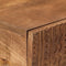 vidaXL - Wandtafel - 90x30x76 - cm - massief - mangohout - en - ijzer