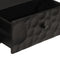 vidaXL - Wandtafel - 90x30x76 - cm - massief - mangohout - en - ijzer - zwart