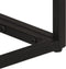 vidaXL - Wandtafel - 90x30x76 - cm - massief - mangohout - en - ijzer - zwart