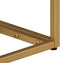 vidaXL - Wandtafel - 90x30x76 - cm - massief - mangohout - en - ijzer - zwart