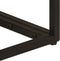vidaXL - Wandtafel - 90x30x76 - cm - massief - mangohout - en - ijzer - zwart