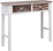 vidaXL - Wandtafel - 90x30x77 - cm - hout - bruin