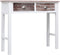 vidaXL - Wandtafel - 90x30x77 - cm - hout - bruin