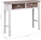vidaXL - Wandtafel - 90x30x77 - cm - hout - bruin