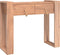 vidaXL - Wandtafel - 90x35x75 - cm - massief - teakhout