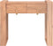 vidaXL - Wandtafel - 90x35x75 - cm - massief - teakhout