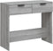 vidaXL - Wandtafel - 90x36x75 - cm - bewerkt - hout - betongrijs