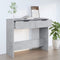 vidaXL - Wandtafel - 90x36x75 - cm - bewerkt - hout - betongrijs