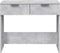 vidaXL - Wandtafel - 90x36x75 - cm - bewerkt - hout - betongrijs