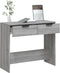 vidaXL - Wandtafel - 90x36x75 - cm - bewerkt - hout - grijs - sonoma - eikenkleurig