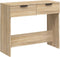 vidaXL - Wandtafel - 90x36x75 - cm - bewerkt - hout - sonoma - eikenkleurig