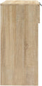 vidaXL - Wandtafel - 90x36x75 - cm - bewerkt - hout - sonoma - eikenkleurig