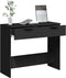 vidaXL - Wandtafel - 90x36x75 - cm - bewerkt - hout - zwart