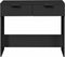 vidaXL - Wandtafel - 90x36x75 - cm - bewerkt - hout - zwart