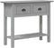 vidaXL - Wandtafel - BODO - 91x35x74 - cm - massief - grenenhout - grijs