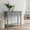 vidaXL - Wandtafel - BODO - 91x35x74 - cm - massief - grenenhout - grijs