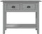 vidaXL - Wandtafel - BODO - 91x35x74 - cm - massief - grenenhout - grijs