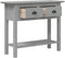 vidaXL - Wandtafel - BODO - 91x35x74 - cm - massief - grenenhout - grijs