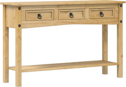 vidaXL - Wandtafel - Corona - 114x34,5x73 - cm - massief - grenenhout