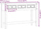 vidaXL - Wandtafel - Corona - 114x34,5x73 - cm - massief - grenenhout