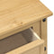vidaXL - Wandtafel - Corona - 115x46x73 - cm - massief - grenenhout