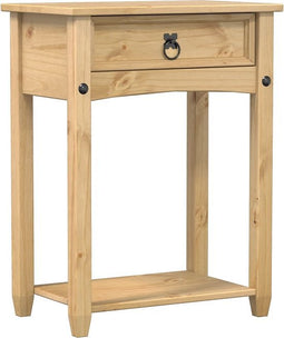 vidaXL - Wandtafel - Corona - 55x35x73 - cm - massief - grenenhout