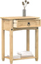 vidaXL - Wandtafel - Corona - 55x35x73 - cm - massief - grenenhout