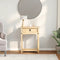 vidaXL - Wandtafel - Corona - 55x35x73 - cm - massief - grenenhout