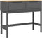 vidaXL - Wandtafel - FLORO - 89,5x36,5x73 - cm - massief - grenenhout - grijs