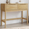 vidaXL - Wandtafel - FLORO - 89,5x36,5x73 - cm - massief - grenenhout - wasbruin