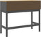 vidaXL - Wandtafel - FLORO - 89,5x36,5x73 - cm - massief - grenenhout - grijs