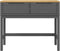 vidaXL - Wandtafel - FLORO - 89,5x36,5x73 - cm - massief - grenenhout - grijs