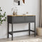 vidaXL - Wandtafel - FLORO - 89,5x36,5x73 - cm - massief - grenenhout - grijs