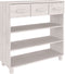 vidaXL - Wandtafel - HAMAR - 90x35x90 - cm - massief - grenenhout - wit
