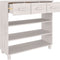 vidaXL - Wandtafel - HAMAR - 90x35x90 - cm - massief - grenenhout - wit