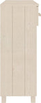 vidaXL - Wandtafel - HAMAR - 90x35x90 - cm - massief - grenenhout - honingbruin