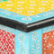 vidaXL - Wandtafel - handgeschilderd - 80x35x75 - cm - massief - mangohout