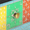 vidaXL - Wandtafel - handgeschilderd - 80x35x75 - cm - massief - mangohout
