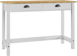 vidaXL - Wandtafel - Hill - 2 - lades - 110x45x74 - cm - massief - grenenhout