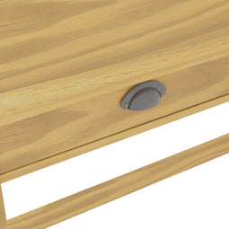 vidaXL - Wandtafel - Hill - 2 - lades - 110x45x74 - cm - massief - grenenhout