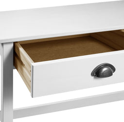 vidaXL - Wandtafel - Hill - 2 - lades - 110x45x74 - cm - massief - grenenhout