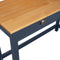 vidaXL - Wandtafel - Hill - 2 - lades - 110x45x74 - cm - massief - grenenhout - grijs