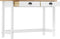 vidaXL - Wandtafel - Hill - 2 - lades - 110x45x74 - cm - massief - grenenhout