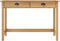 vidaXL - Wandtafel - Hill - 2 - lades - 110x45x74 - cm - massief - grenenhout