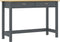 vidaXL - Wandtafel - Hill - 2 - lades - 110x45x74 - cm - massief - grenenhout - grijs