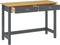 vidaXL - Wandtafel - Hill - 2 - lades - 110x45x74 - cm - massief - grenenhout - grijs