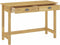 vidaXL - Wandtafel - Hill - 2 - lades - 110x45x74 - cm - massief - grenenhout